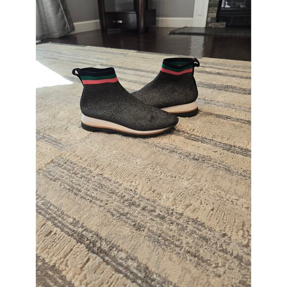 Loeffler Randall Sock Sneakers Black Size 8 - Picture 2 of 12